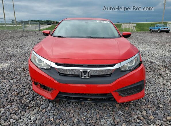 2HGFC2F54GH544735 2016 HONDA CIVIC Red წინა ხედი