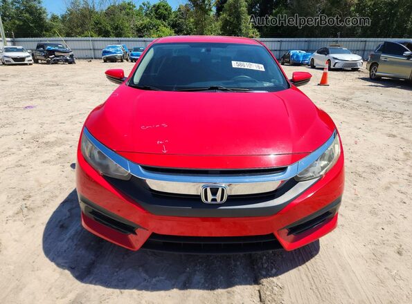 2HGFC2F54GH554780 2016 HONDA CIVIC Red Vista frontal