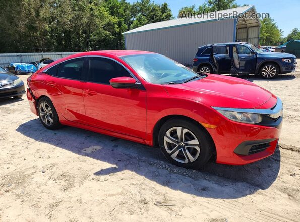 2HGFC2F54GH554780 2016 HONDA CIVIC Red Delantero derecho
