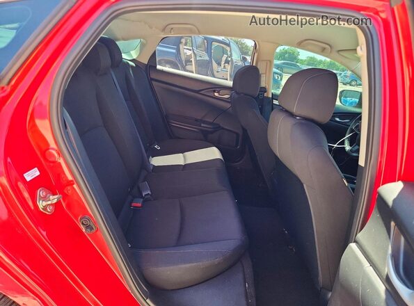 2HGFC2F54GH554780 2016 HONDA CIVIC Red Vista de los asientos traseros