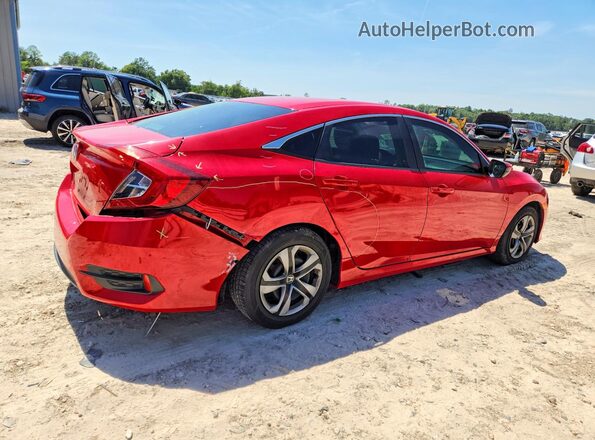2HGFC2F54GH554780 2016 HONDA CIVIC Red Trasero derecho