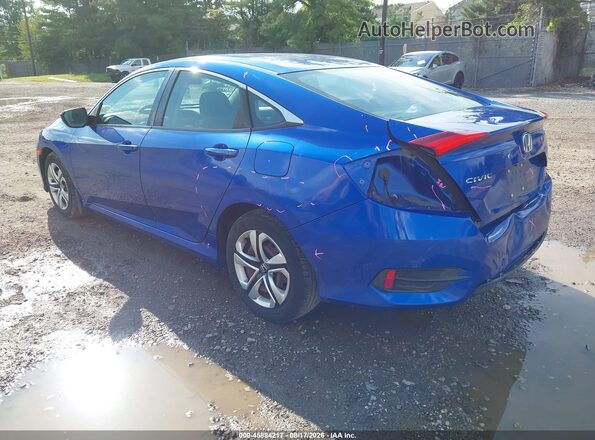 2HGFC2F54GH565827 2016 HONDA CIVIC Blue Հետևի ձախ