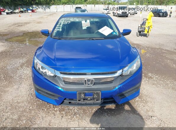 2HGFC2F54GH565827 2016 HONDA CIVIC Blue Սարքավորումների վահանակի տեսք