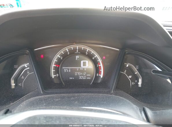 2HGFC2F54GH565827 2016 HONDA CIVIC Blue Հետևի նստատեղերի տեսք