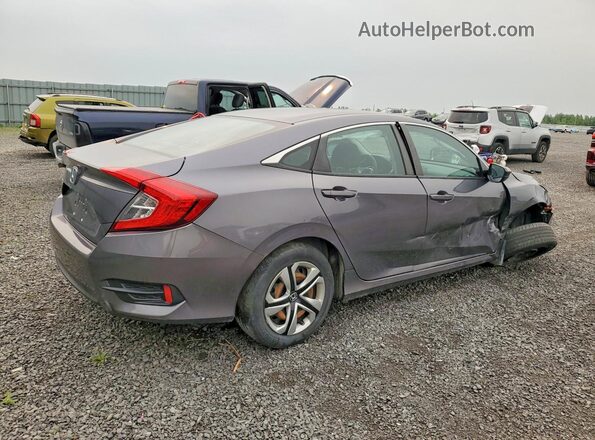 2HGFC2F54HH037366 2017 HONDA CIVIC Gray Tył prawy