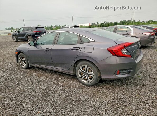2HGFC2F54HH037366 2017 HONDA CIVIC Gray Tył lewy
