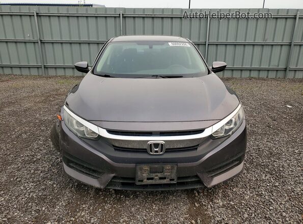 2HGFC2F54HH037366 2017 HONDA CIVIC Gray Widok z przodu