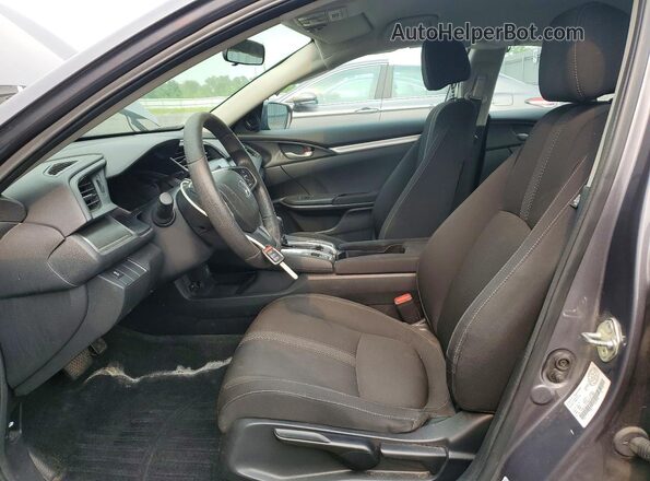 2HGFC2F54HH037366 2017 HONDA CIVIC Gray Widok wnętrza z przodu