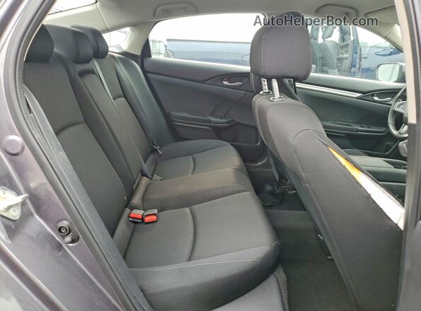 2HGFC2F54HH037366 2017 HONDA CIVIC Gray Widok tylnych siedzeń