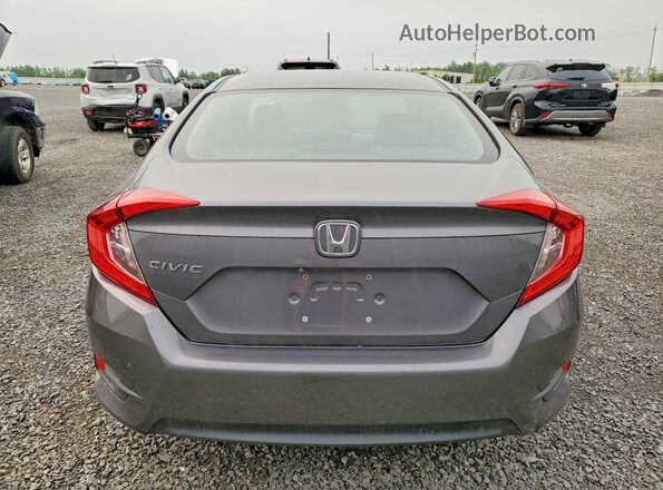 2HGFC2F54HH037366 2017 HONDA CIVIC Gray Widok z tyłu