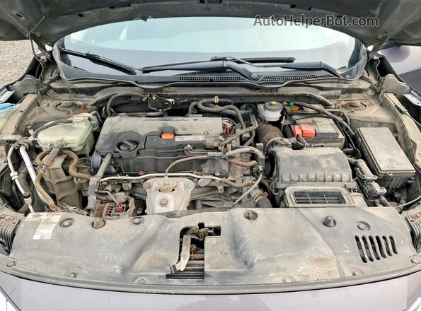 2HGFC2F54HH037366 2017 HONDA CIVIC Gray Widok wnętrza z tyłu