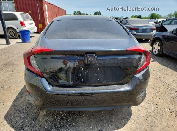 2HGFC2F54HH037948 2017 HONDA CIVIC Black Հետևի տեսք