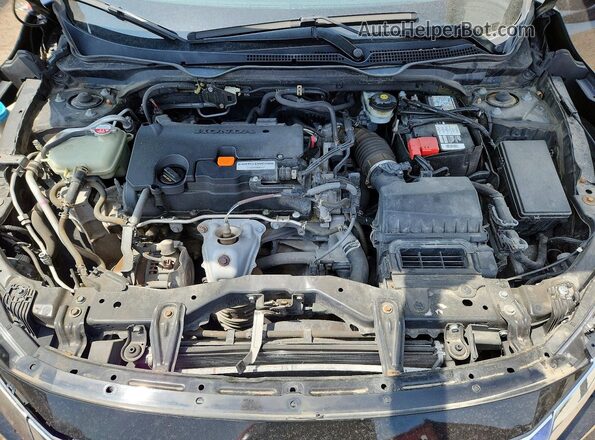 2HGFC2F54HH037948 2017 HONDA CIVIC Black Սալոնի հետևի տեսք