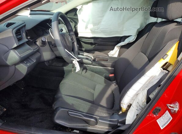 2HGFC2F54HH502518 2017 HONDA CIVIC Красный Вид салона спереди