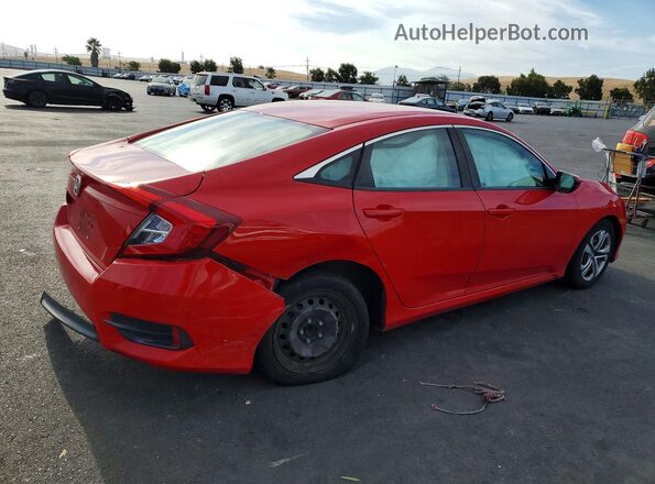 2HGFC2F54HH502518 2017 HONDA CIVIC Красный Задняя правая четверть
