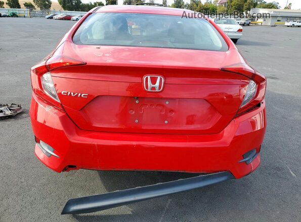 2HGFC2F54HH502518 2017 HONDA CIVIC Красный Вид сзади
