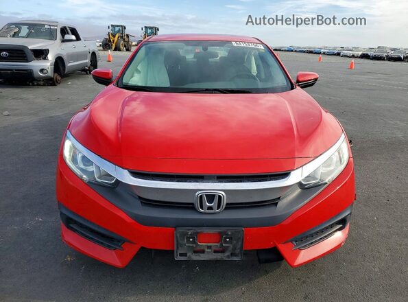 2HGFC2F54HH502518 2017 HONDA CIVIC Красный Вид спереди