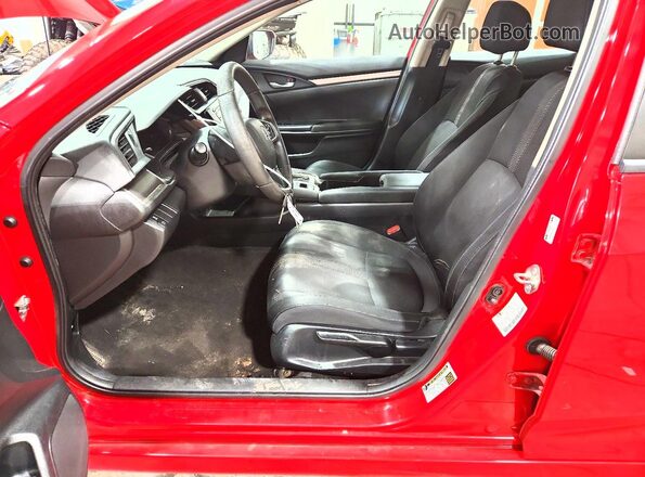 2HGFC2F54HH544655 2017 HONDA CIVIC Red წინა სალონის ხედი