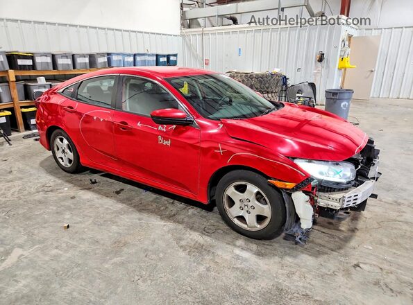2HGFC2F54HH544655 2017 HONDA CIVIC Red წინა მარჯვენა