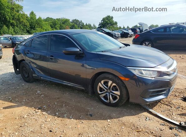 2HGFC2F54HH563707 2017 HONDA CIVIC Blue Передня права чверть
