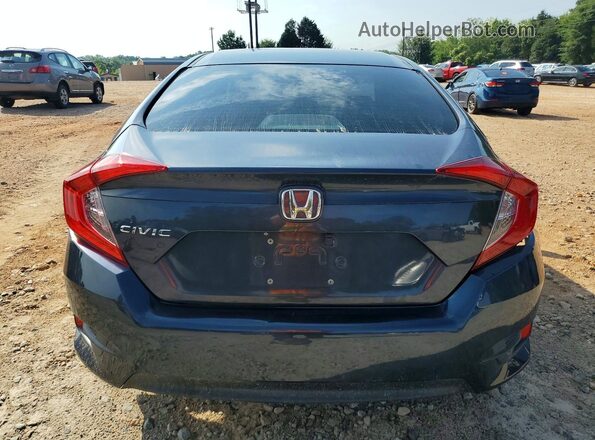 2HGFC2F54HH563707 2017 HONDA CIVIC Blue Вид ззаду