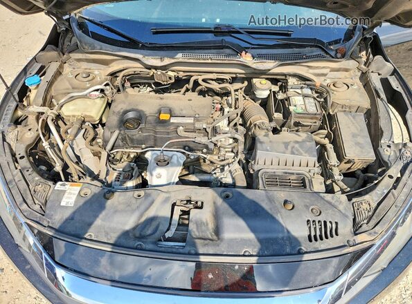 2HGFC2F54HH564873 2017 HONDA CIVIC Black Սալոնի հետևի տեսք