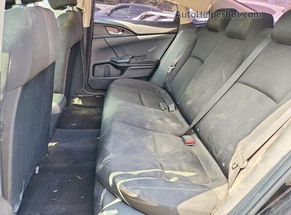 2HGFC2F54HH564873 2017 HONDA CIVIC Black Հետևի նստատեղերի տեսք