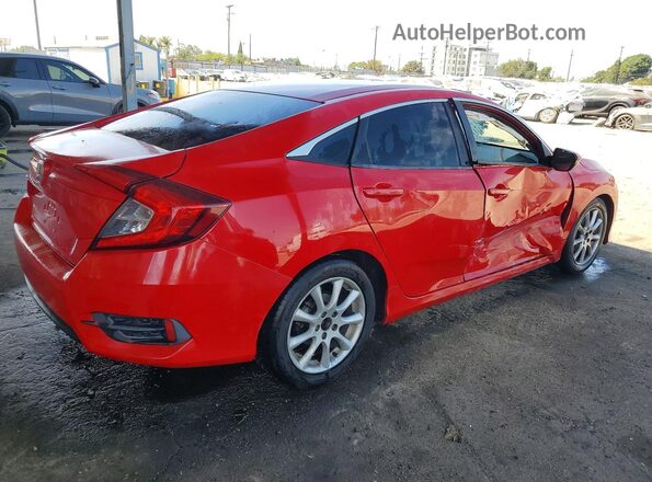 2HGFC2F54HH568342 2017 HONDA CIVIC Red Задня права чверть