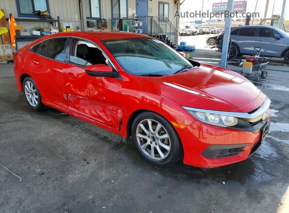 2HGFC2F54HH568342 2017 HONDA CIVIC Red Передня права чверть