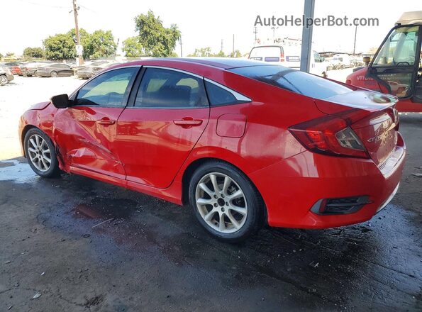 2HGFC2F54HH568342 2017 HONDA CIVIC Red Задня ліва чверть