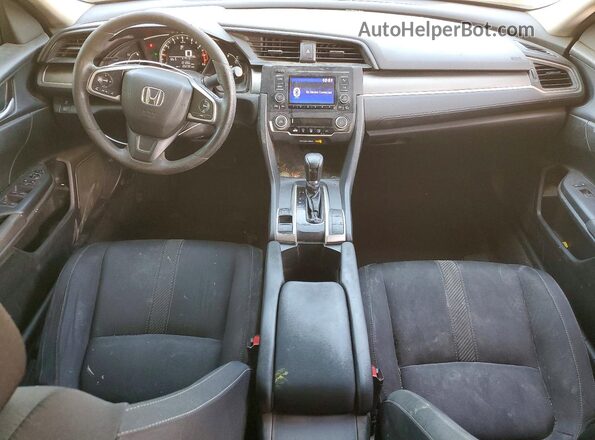 2HGFC2F54HH568342 2017 HONDA CIVIC Red Вид панелі приладів