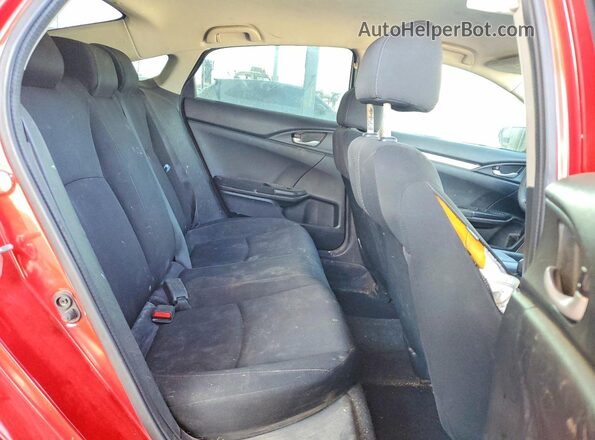 2HGFC2F54HH568342 2017 HONDA CIVIC Red Вид задніх сидінь
