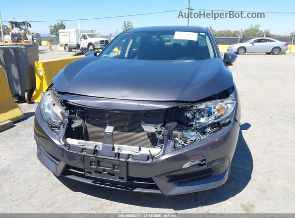 2HGFC2F54HH572312 2017 HONDA CIVIC Gray Widok z przodu