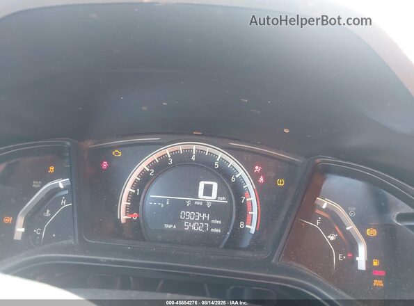 2HGFC2F54HH572312 2017 HONDA CIVIC Gray Widok tylnych siedzeń
