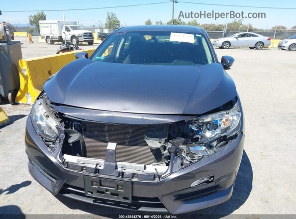 2HGFC2F54HH572312 2017 HONDA CIVIC Gray Widok wnętrza z tyłu