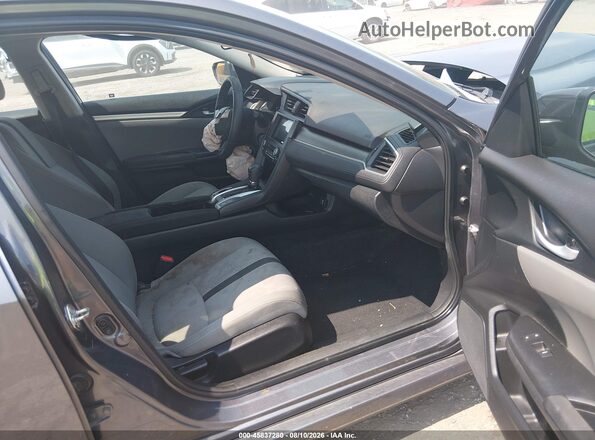 2HGFC2F54JH504808 2018 HONDA CIVIC Серый Вид салона спереди