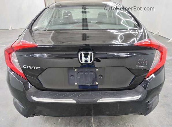 2HGFC2F54JH506851 2018 HONDA CIVIC Black უკანა ხედი