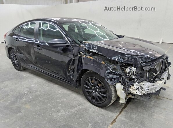 2HGFC2F54JH506851 2018 HONDA CIVIC Black წინა მარჯვენა
