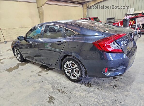2HGFC2F54JH508860 2018 HONDA CIVIC Blue Հետևի ձախ
