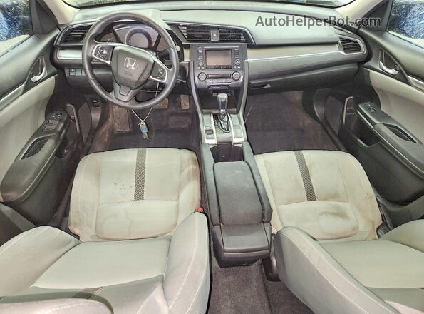 2HGFC2F54JH508860 2018 HONDA CIVIC Blue Առջևի վահանակի տեսք