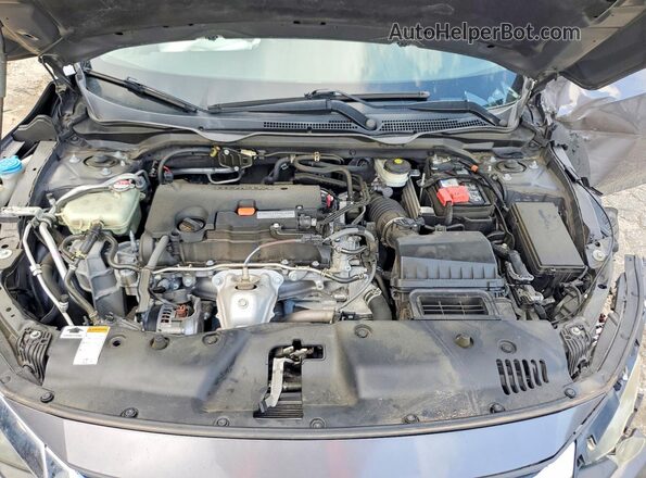 2HGFC2F54JH523200 2018 HONDA CIVIC Gray Սալոնի հետևի տեսք