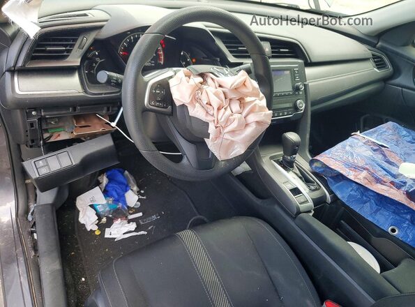 2HGFC2F54JH523200 2018 HONDA CIVIC Gray Առջևի վահանակի տեսք