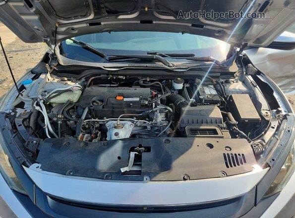 2HGFC2F54JH528199 2018 HONDA CIVIC Silver უკანა სალონის ხედი