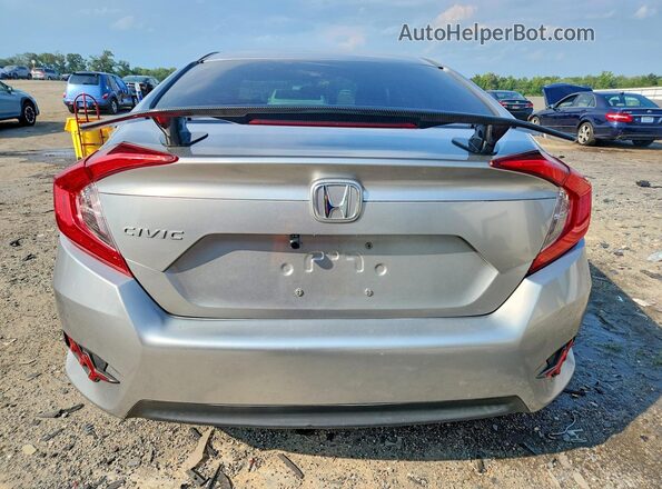 2HGFC2F54JH528199 2018 HONDA CIVIC Silver უკანა ხედი