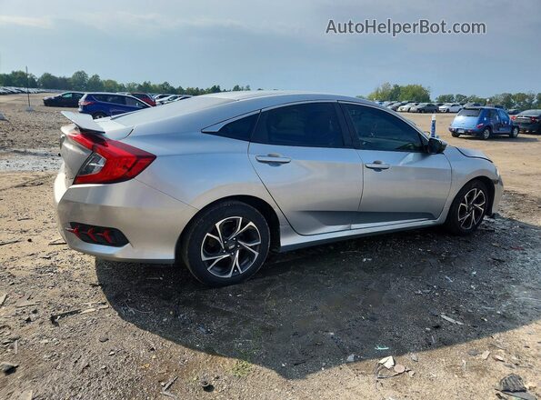 2HGFC2F54JH528199 2018 HONDA CIVIC Silver უკანა მარჯვენა