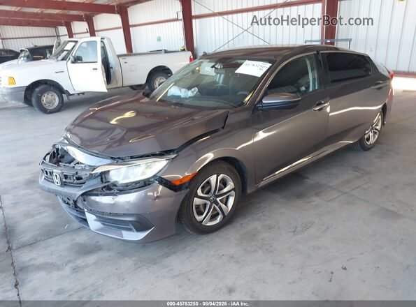 2HGFC2F54JH541504 2018 HONDA CIVIC Silver Przód lewy