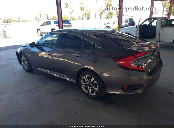 2HGFC2F54JH541504 2018 HONDA CIVIC Silver Tył lewy