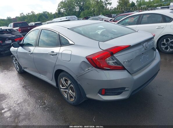 2HGFC2F54JH583655 2018 HONDA CIVIC Silver უკანა მარცხენა