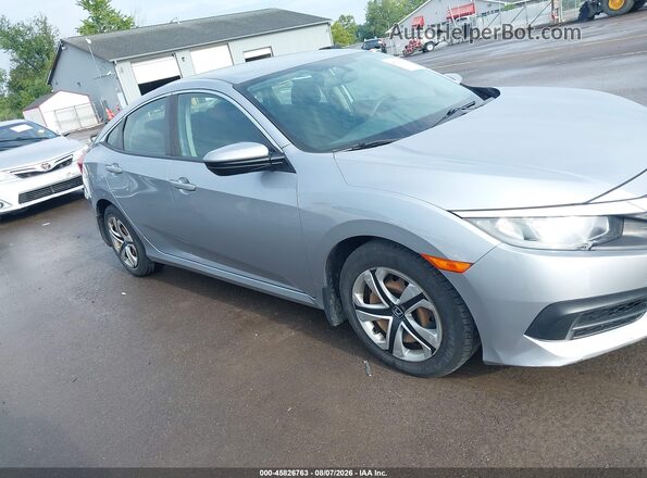 2HGFC2F54JH583655 2018 HONDA CIVIC Silver უკანა სალონის ხედი
