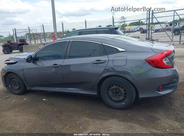 2HGFC2F54JH598818 2018 HONDA CIVIC Gray Widok wnętrza z tyłu